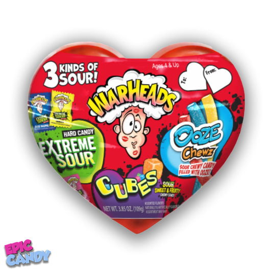 Warheads Valentines Sour Scrambler Heart - 3.75oz (78g)