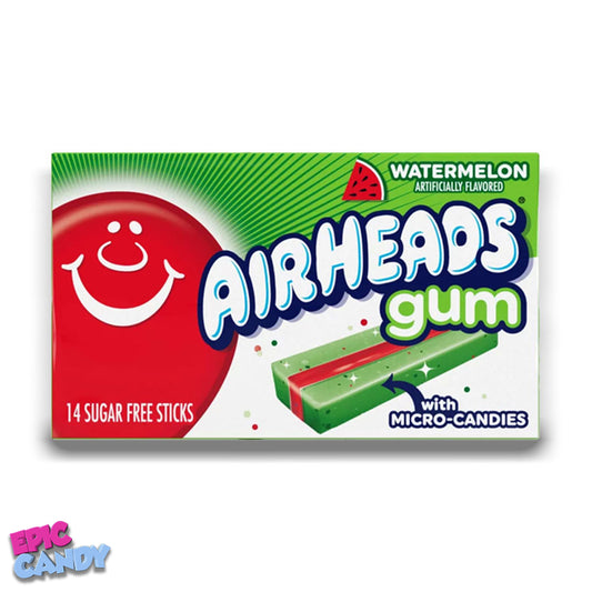 Airheads Gum Watermelon – Refreshing Watermelon Flavor 33g | Delicious & Chewy