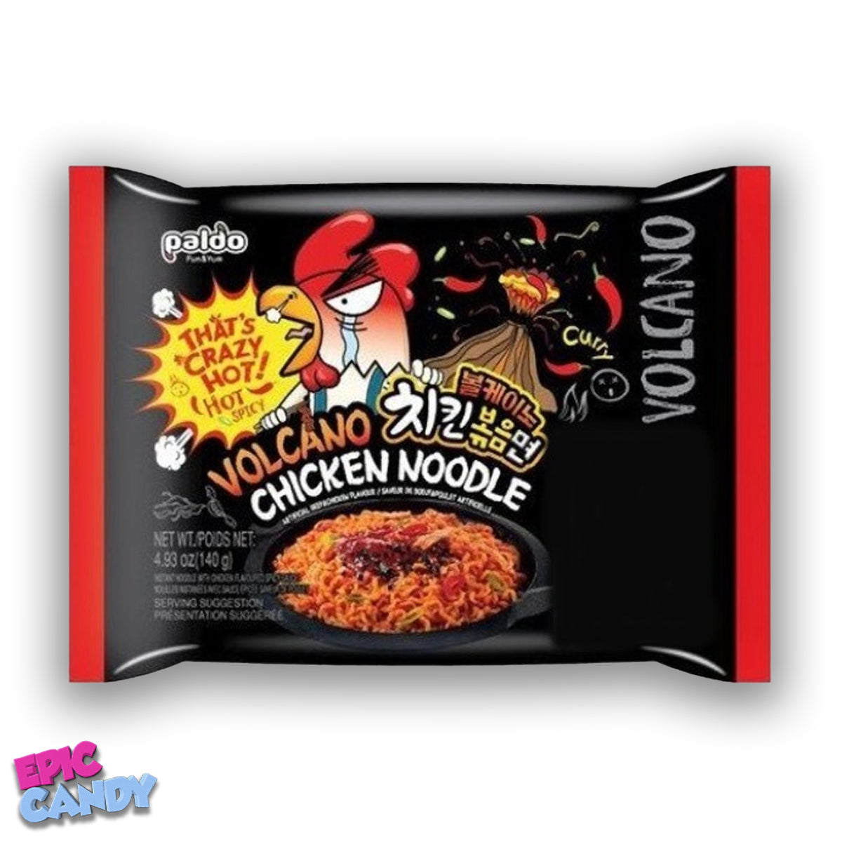 Paldo Volcano Chicken Noodles 140g