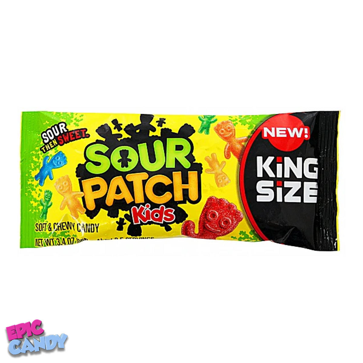 Sour Patch Kids King Size 96g – Sweet & Sour Canadian Treat!