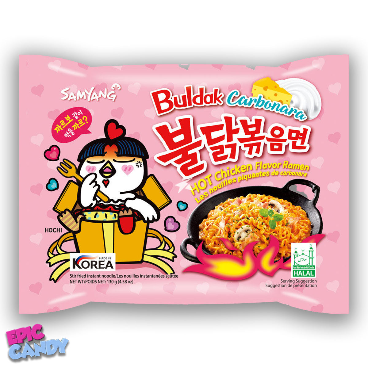 Carbonara Hot Chicken Korean Ramen 135g