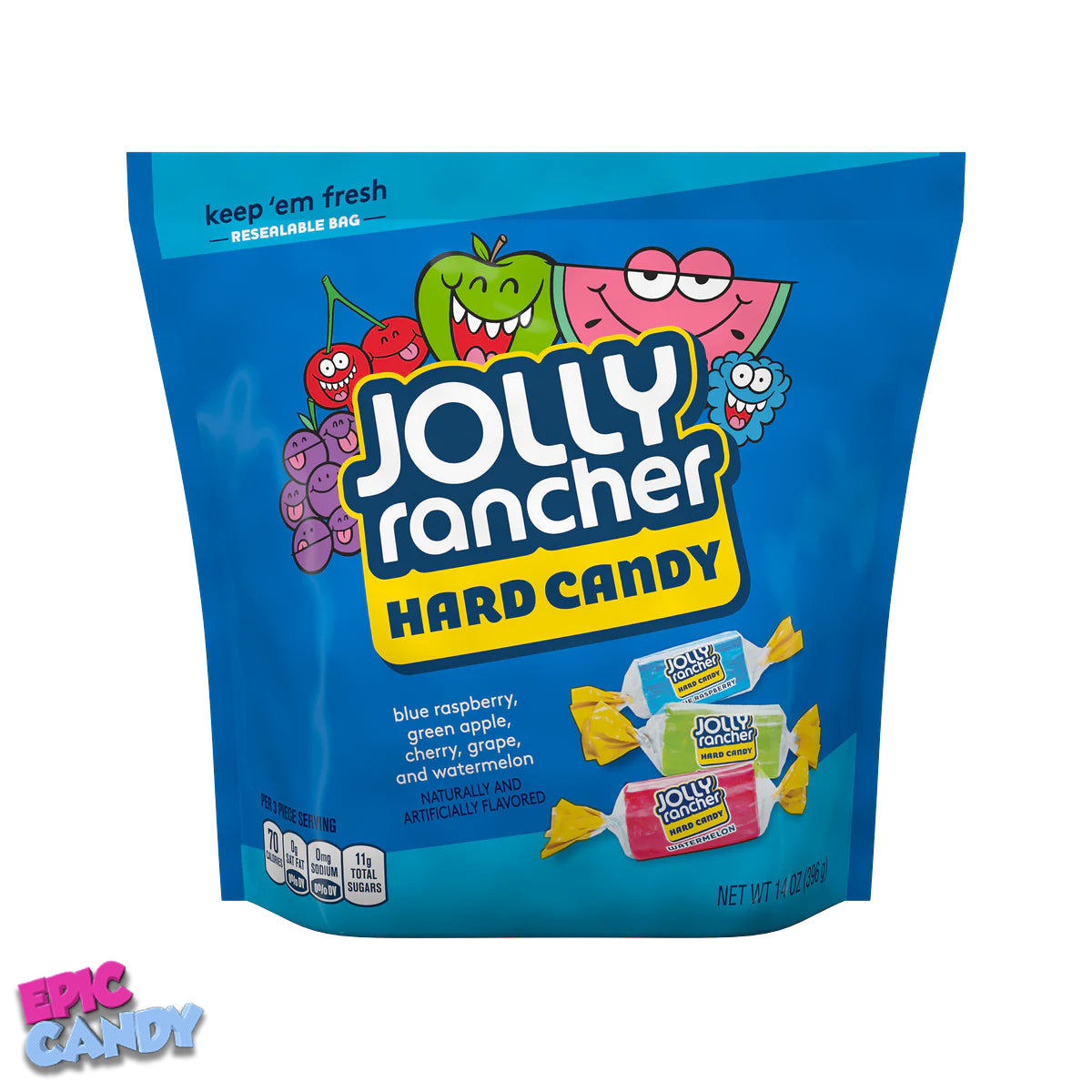 Jolly Rancher Original Hard Candy 396g – Bold & Fruity Flavour!