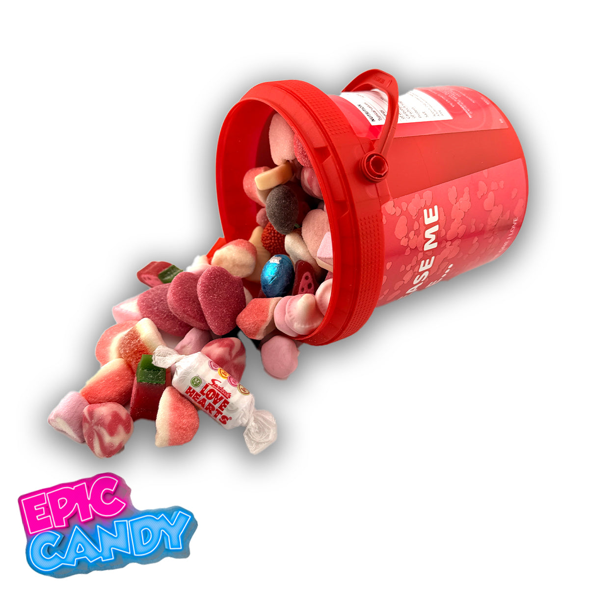 Valentines themed pick n mix sweet bucket 800g "Pick me, Tease me, eat me..."