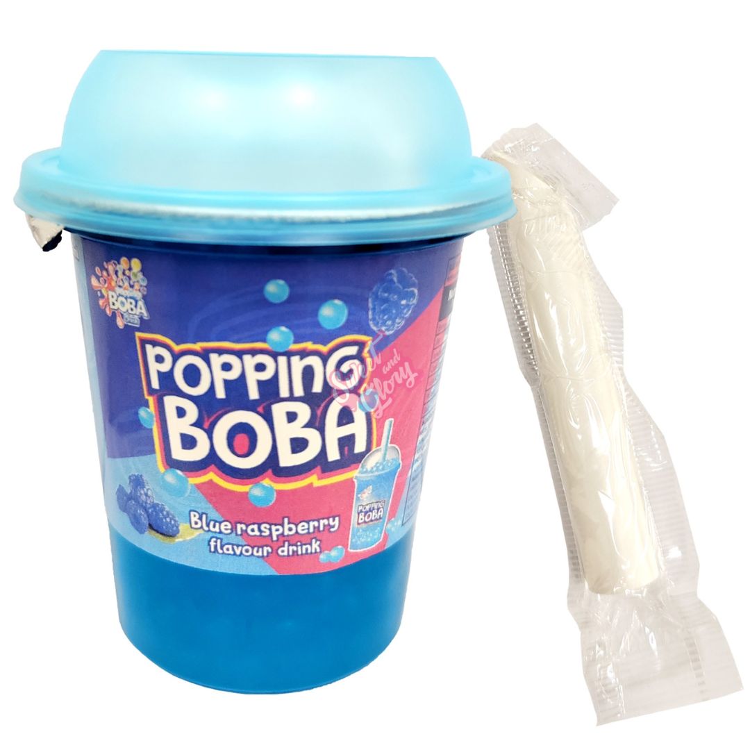 Popping Boba Blue Raspberry Drink — 280ml