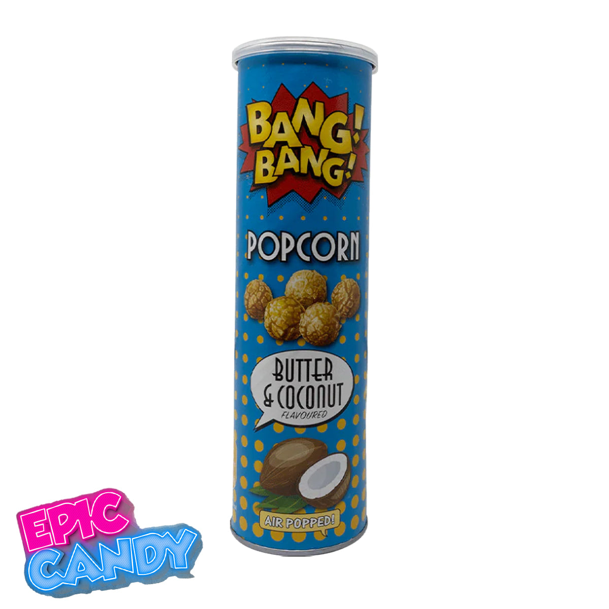 Bang Bang Popcorn Butter & Coconut Air-Popped 85g
