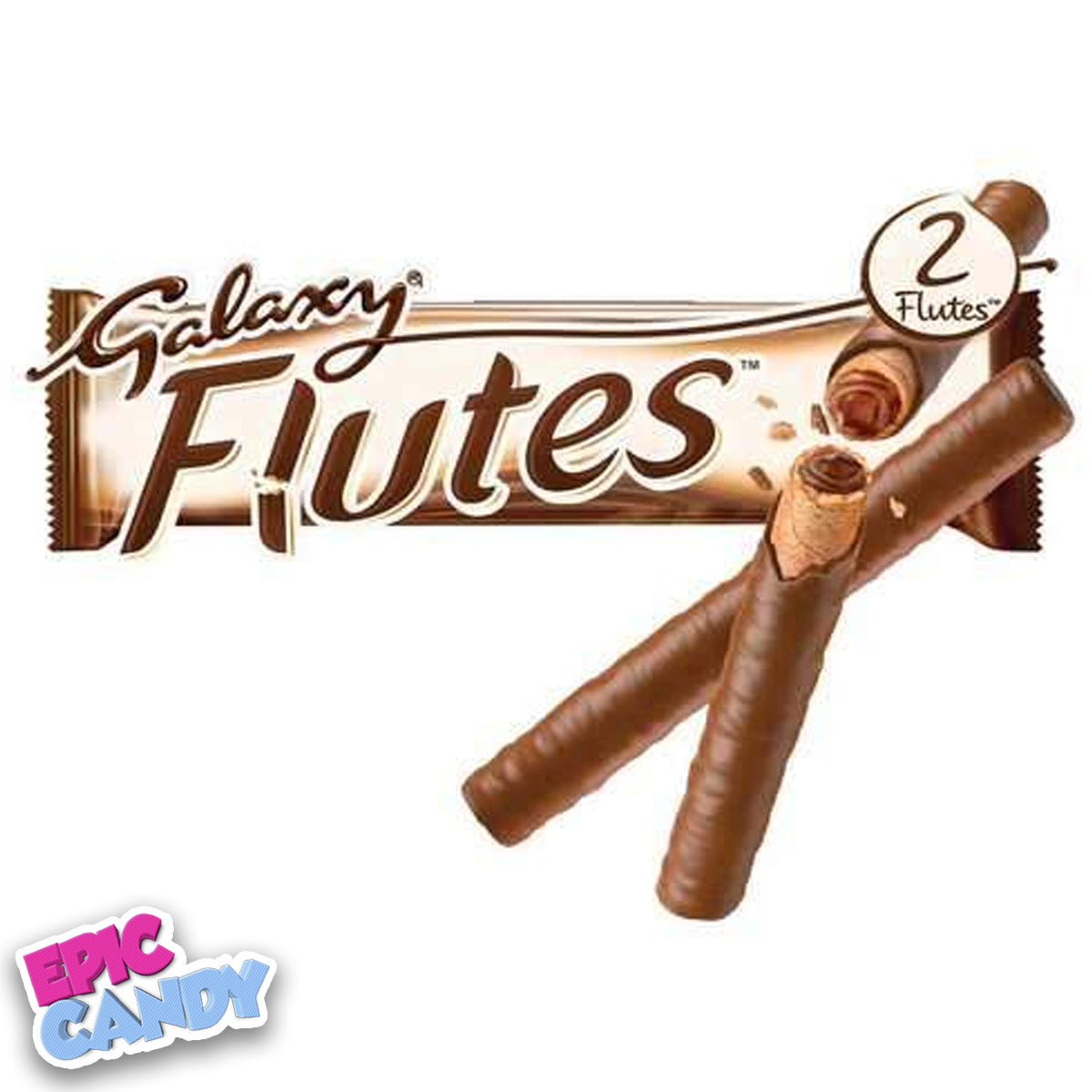 12 Bars Galaxy Flutes Chocolate Crispy Rolls (IMPORT) 22.5g