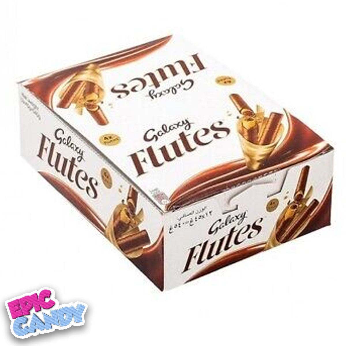 12 Bars Galaxy Flutes Chocolate Crispy Rolls (IMPORT) 22.5g