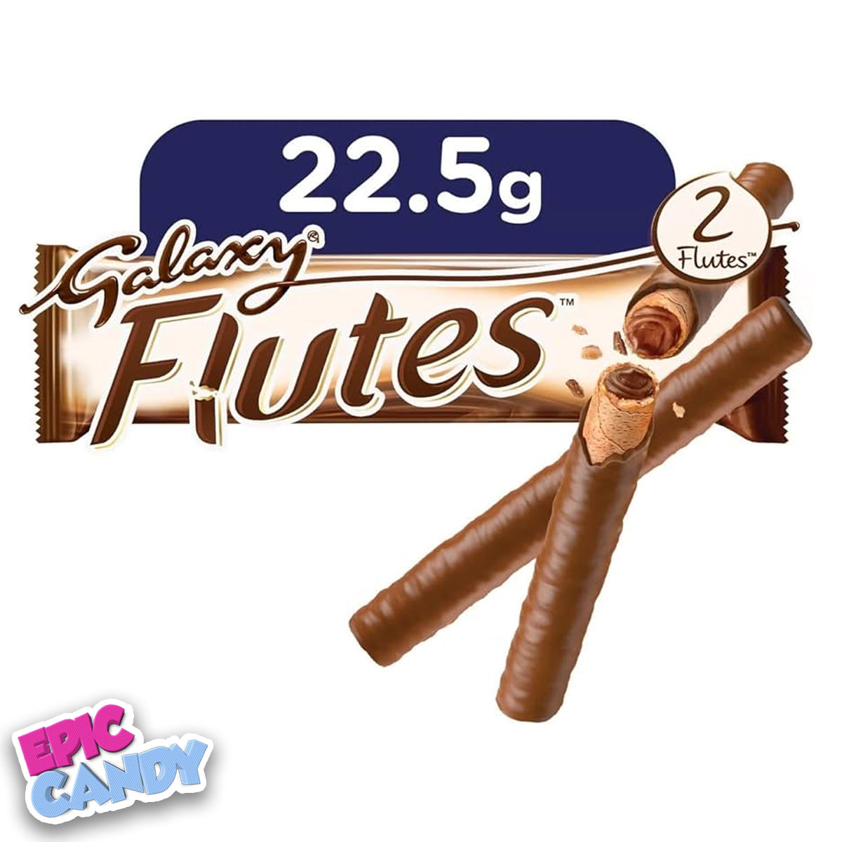 12 Bars Galaxy Flutes Chocolate Crispy Rolls (IMPORT) 22.5g