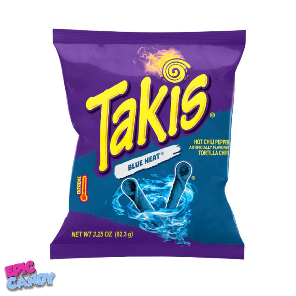 Takis Blue Heat 80g - Spicy Mexican Snack with Bold Flavor