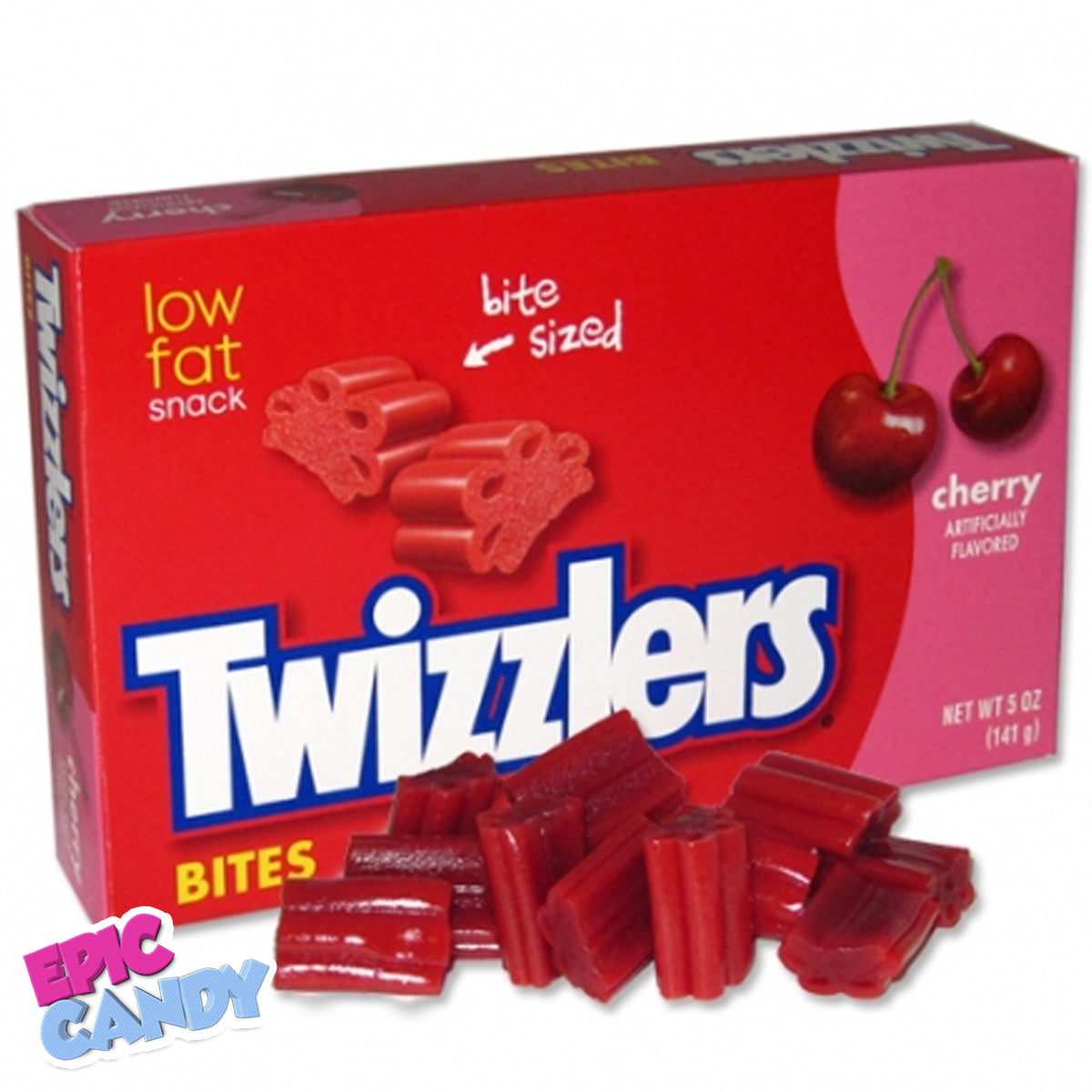 Twizzlers Big Box Cherry Classic Bites 5oz (141g)
