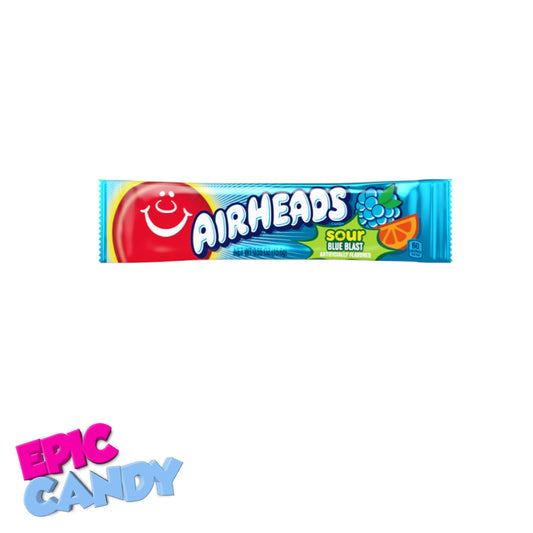 Airheads Sour Blue Blast 15.6g – Tangy Blue Raspberry Chewy Treat!