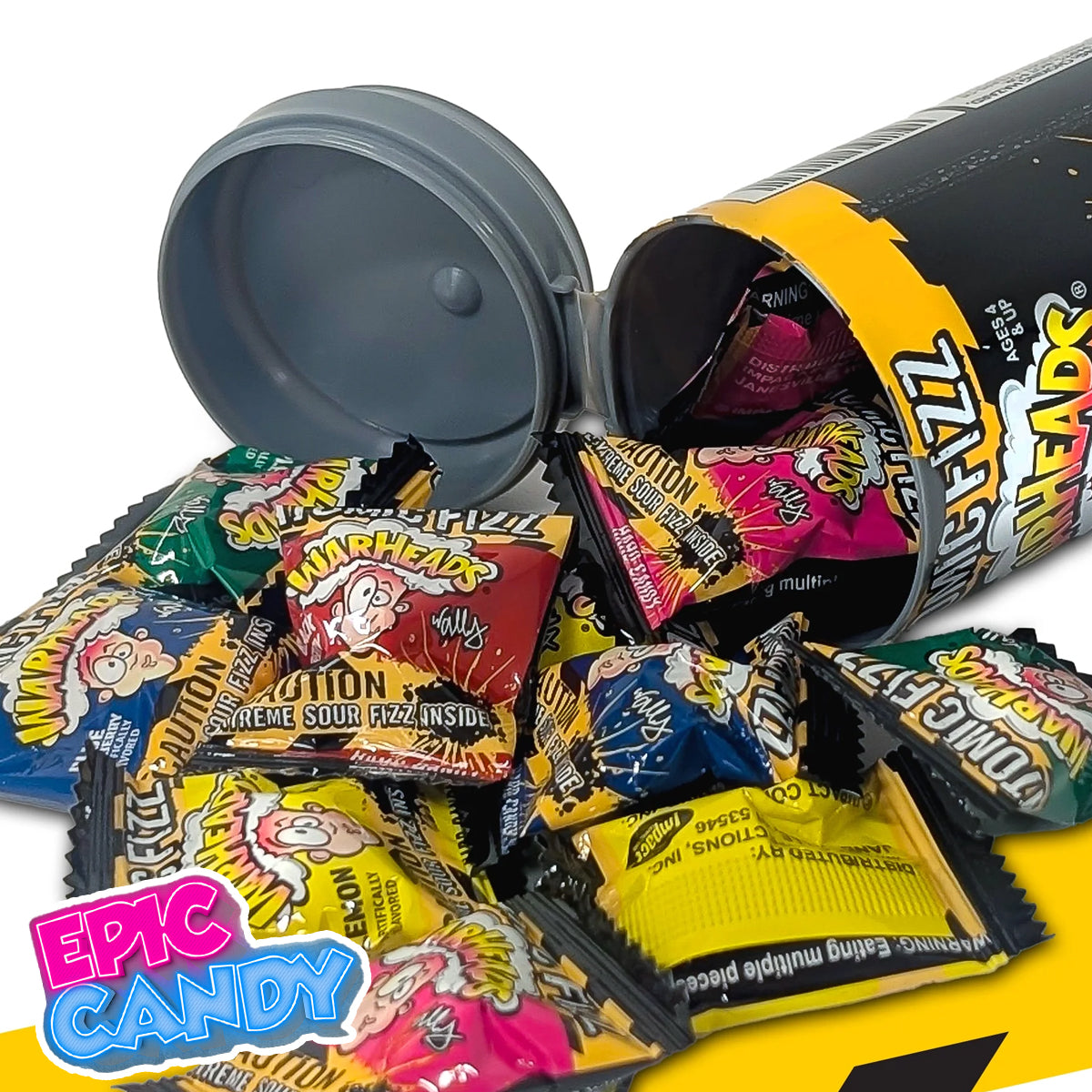 Warheads Atomic Fizz – 42g | Sour Chewy Candy with Fizzy Center | USA Import