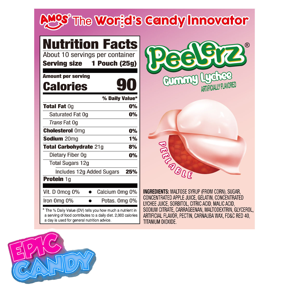 Peelrz Gummy — Lychee (170g)
