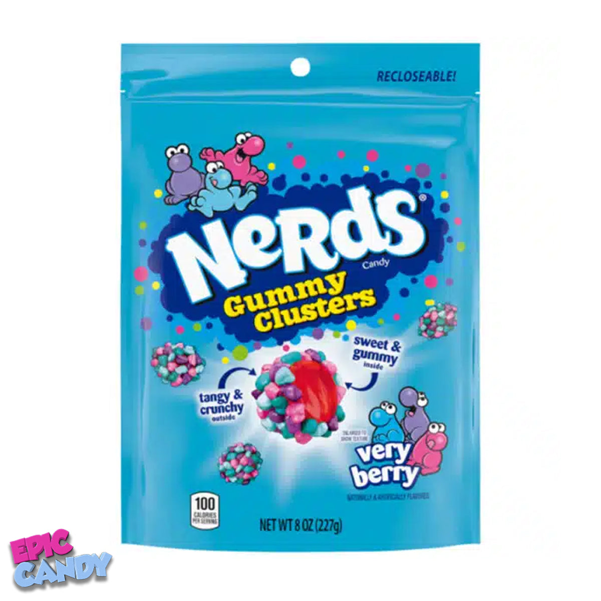 Nerds Gummy Clusters 226g Very Berry – Sweet & Tangy Delight!
