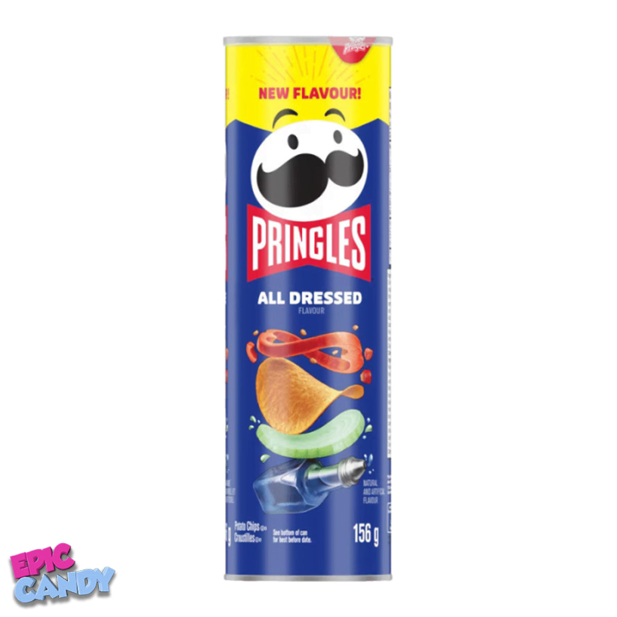 Pringles® All Dressed Crisps 156g – Iconic Canadian Flavour!