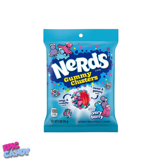 Nerds Gummy Clusters Very Berry 141g: Sweet & Tangy Berry Candy