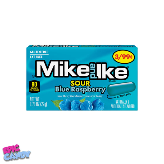 Mike And Ike Sour Blue Raspberry 22G