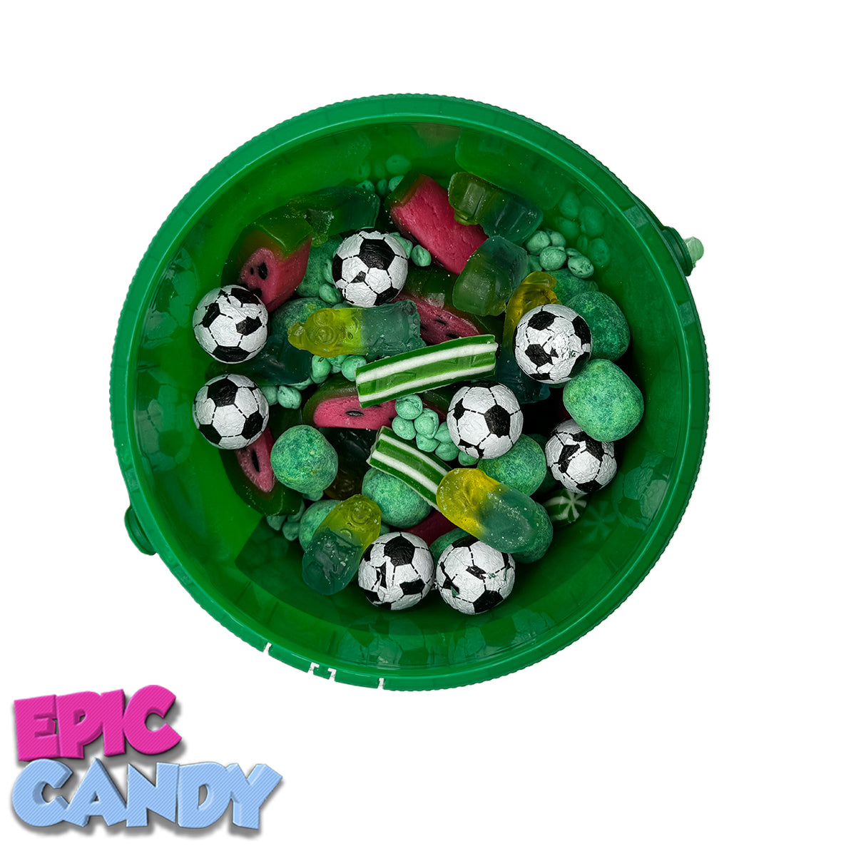 Celtic Themed Football Sweet Tub – 700g | Delicious Assorted Sweets for Hoops Fans