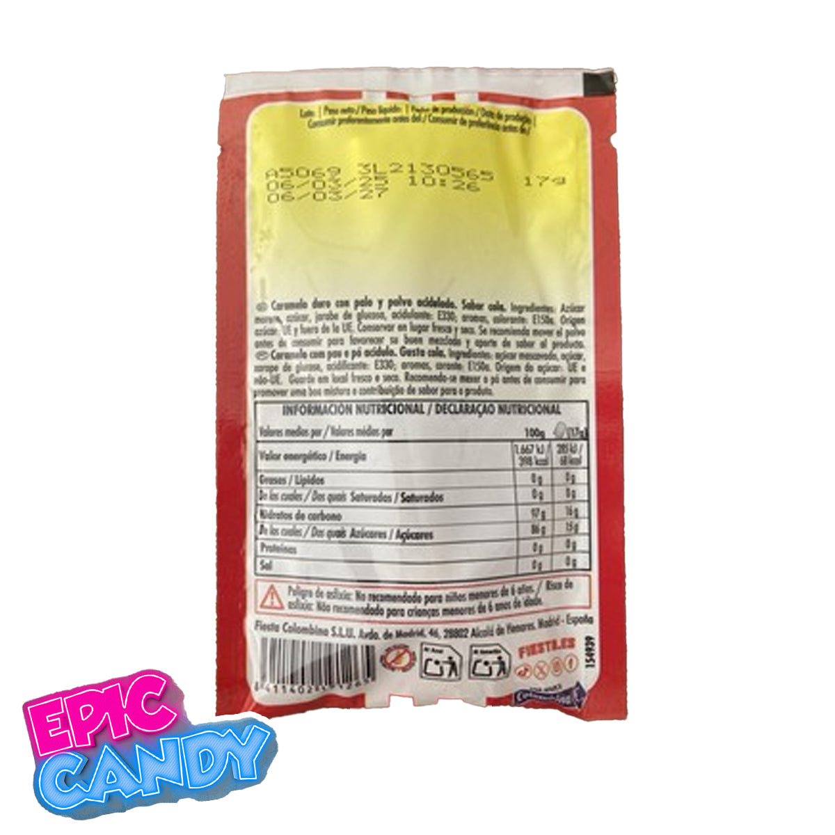 Fresquito Dip & Lick KFC Lollipop – 17 g | Spanish Retro Dipping Candy