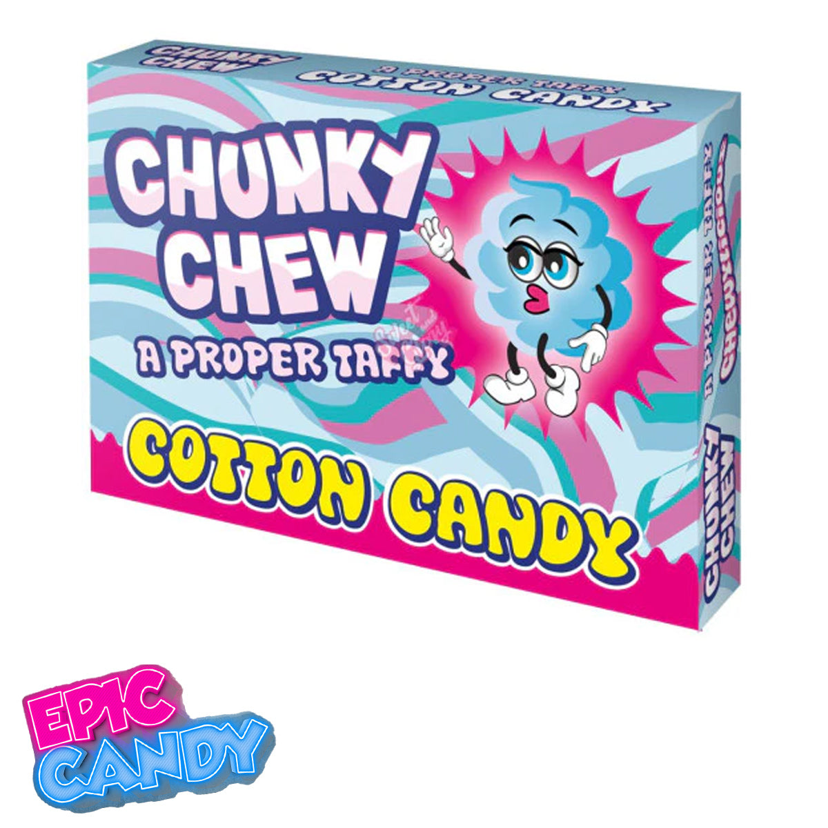 Chunky Chew Cotton Candy Taffy — Theatre Box 100 g