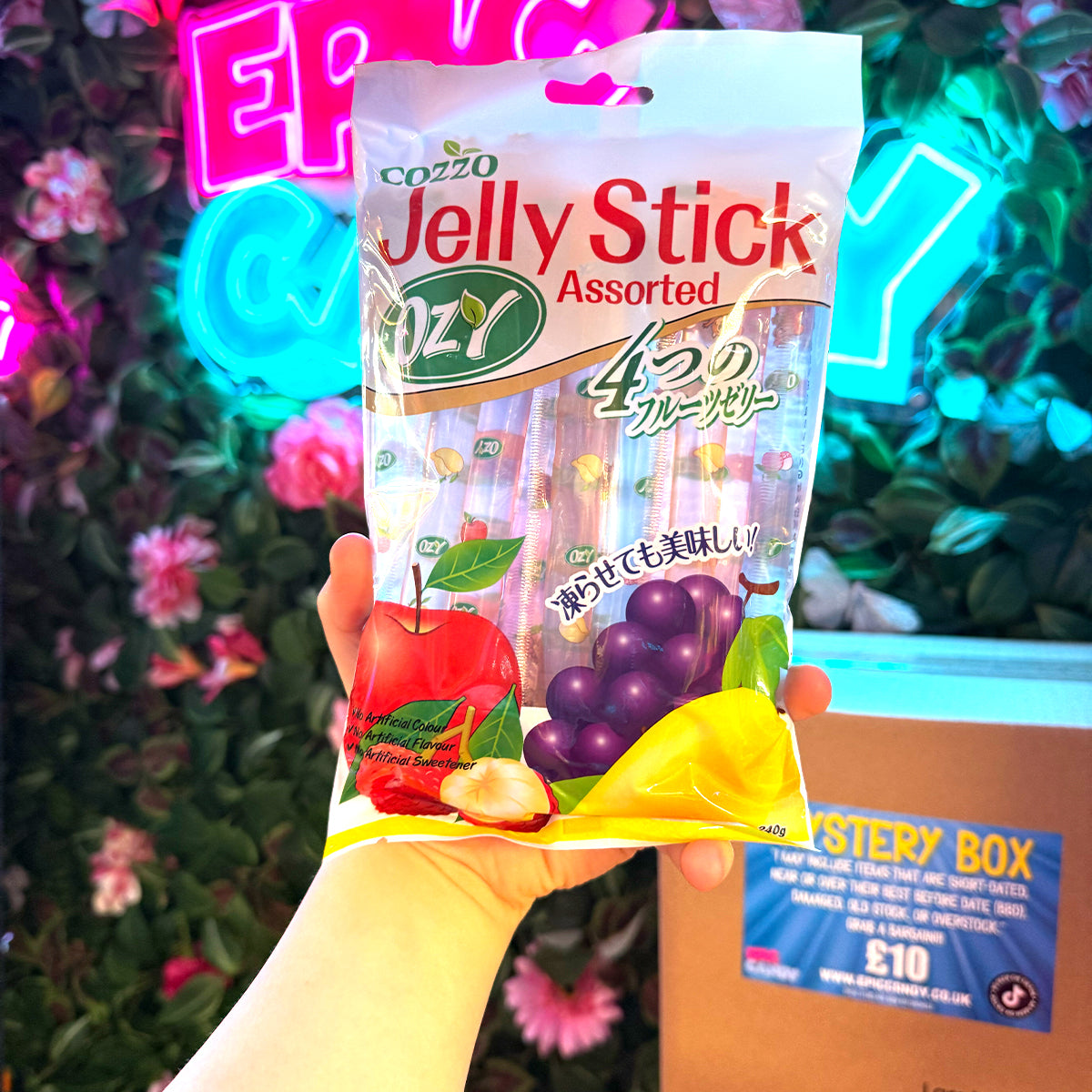 Cozzo Jelly Stick Assorted 240g – Chewy, Fruity, and Fun Jelly Candy!