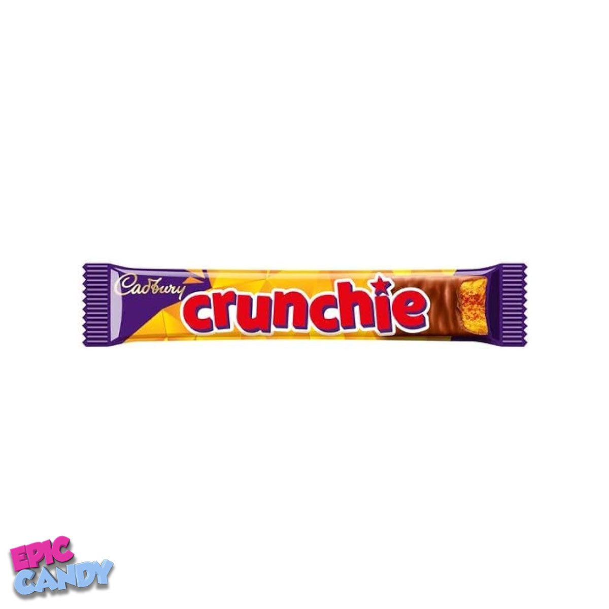 Cadbury Crunchie Bar 40g – Golden Honeycomb Covered in Milk Chocolate