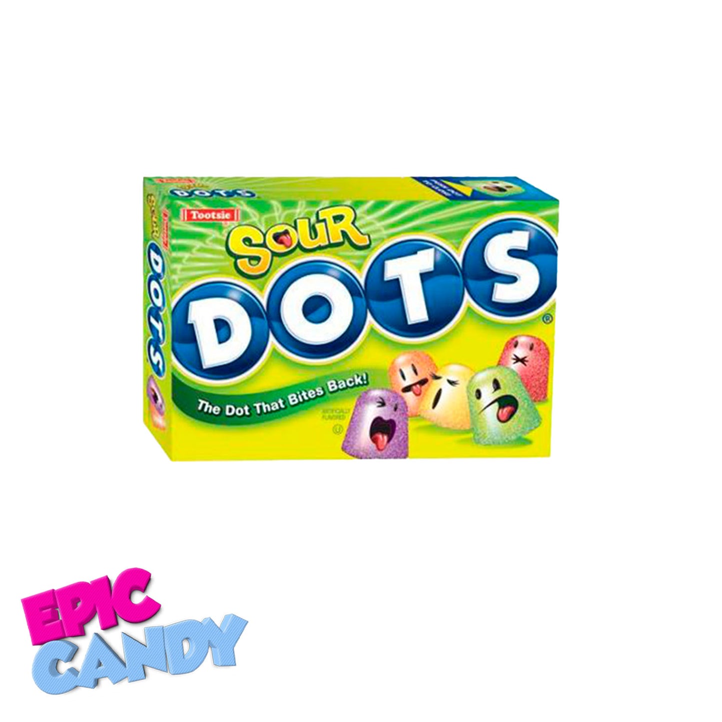 Sour Dots 170g Theatre Box - The Dots That Bite Back