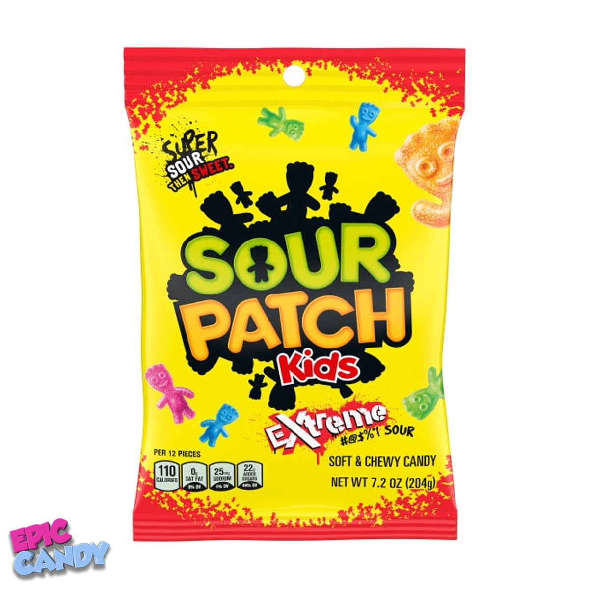 Sour Patch Kids Extreme Peg Bag 204g (7.2oz)