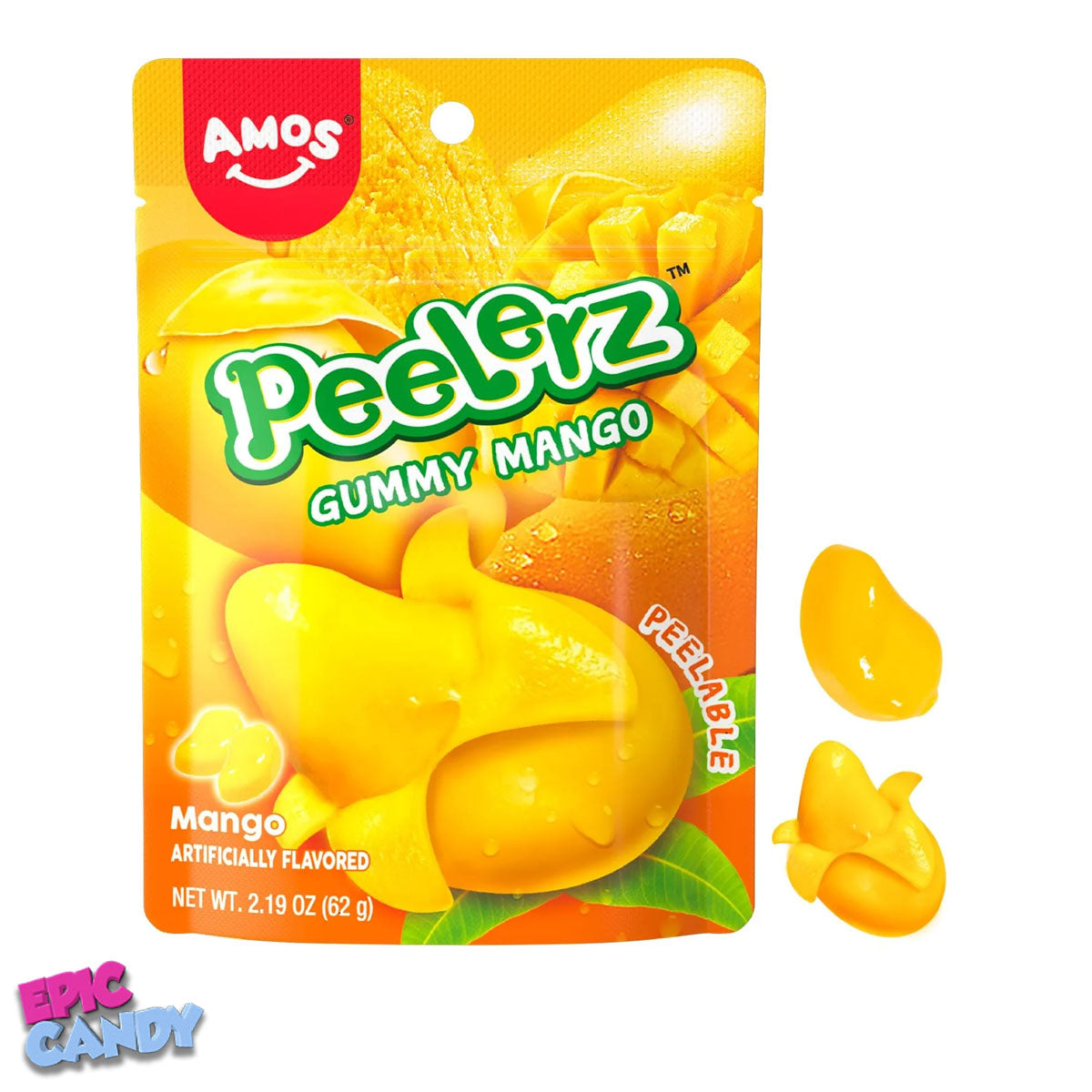 Peelerz Gummy Mango – Made with Real Fruit Juice 120g – Sweet & Fruity Gummy Treat