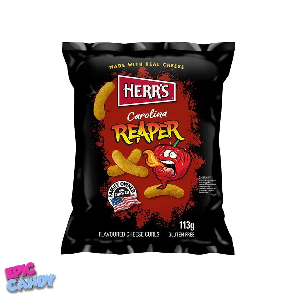 Herr’s Carolina Reaper Flavored Chips - 113g