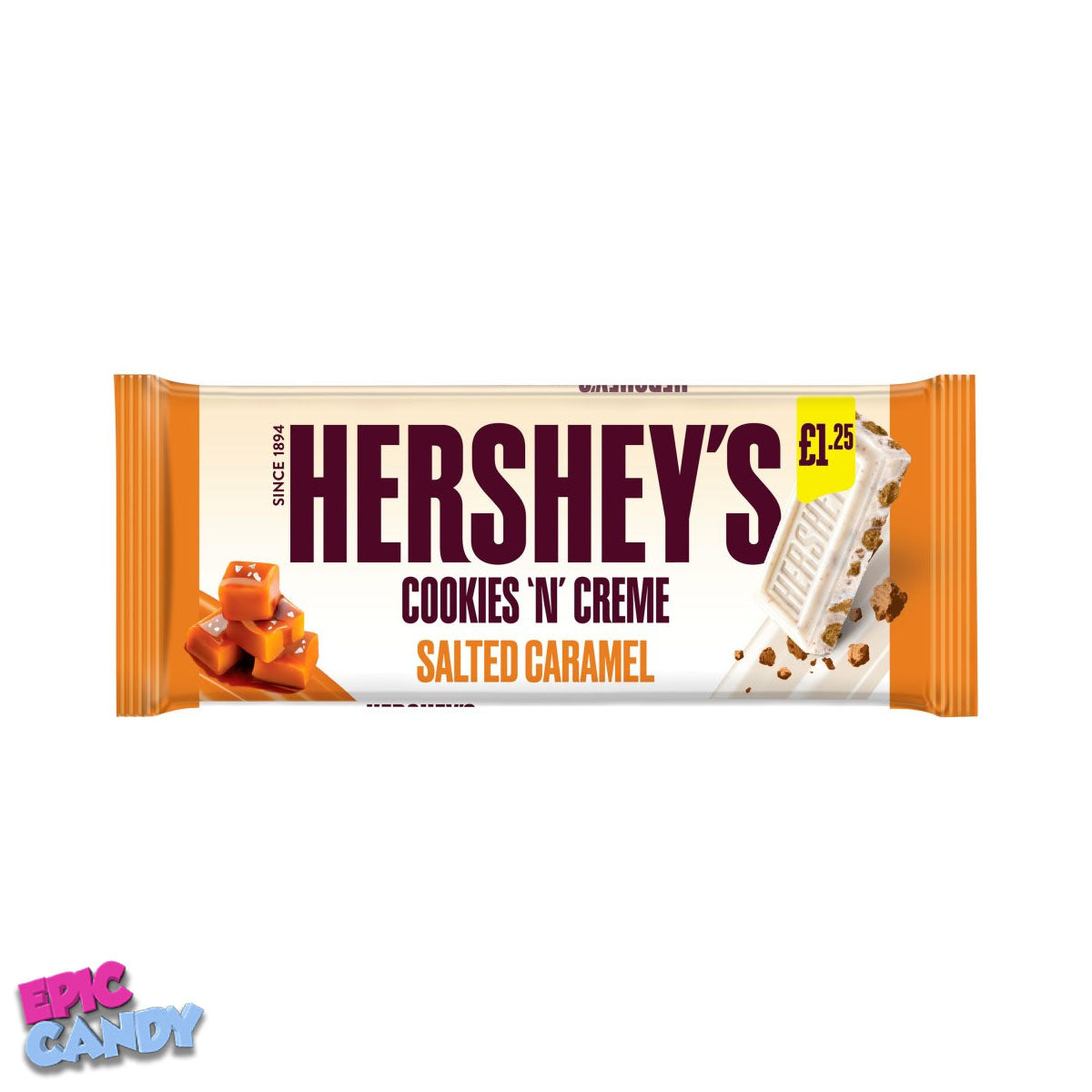 Hershey's Cookies 'n' Creme Salted Caramel 90g: A Sweet & Salty Chocolate Delight