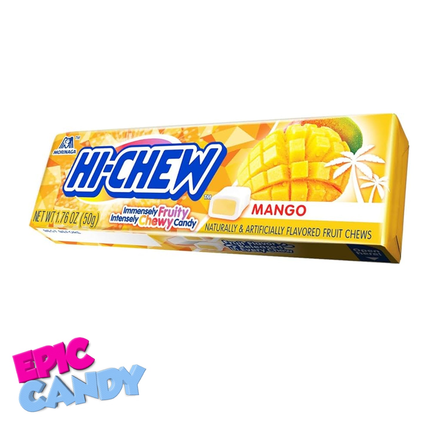 Hi-Chew Mango 50g – Lusciously Sweet Mango Chewy Candy!
