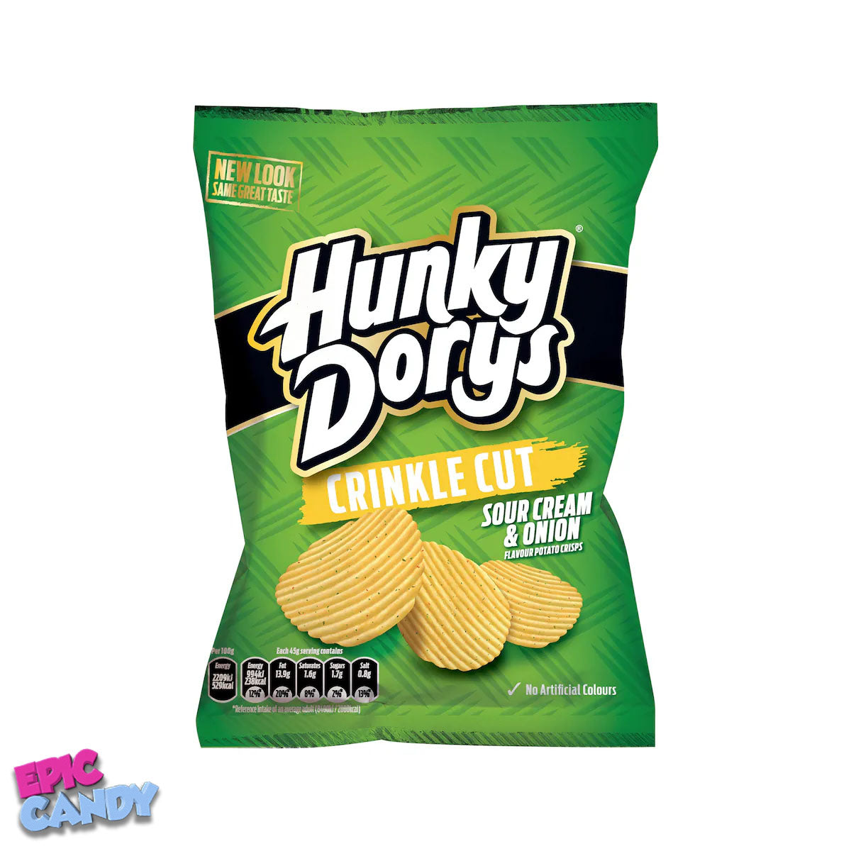 Hunky Dory’s Crinkle Cut Sour Cream & Onion - 135g