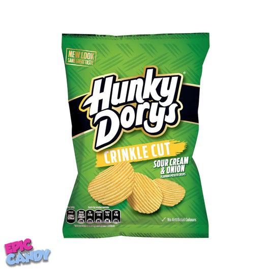 Hunky Dory’s Crinkle Cut Sour Cream & Onion - 135g
