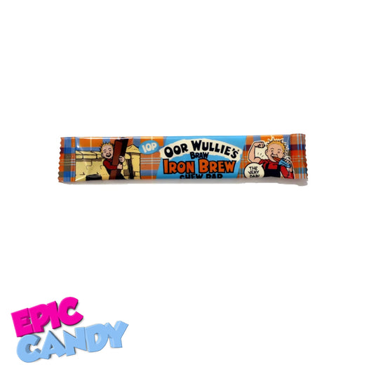 Oor Wullies Braw Iron Brew Chew Bar 10g – Iconic Scottish Flavour in Every Bite!