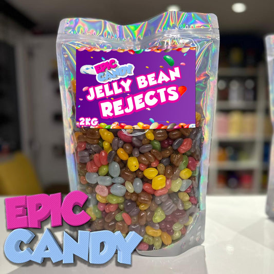 (2kg) Jelly bean Bag sweet bag, odd shapes, Factory Rejects, Candy treats 2kg