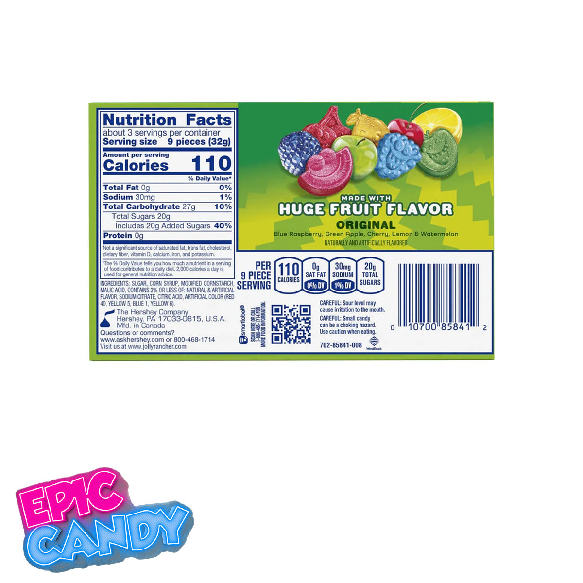 Jolly Rancher Sour Gummies — Theatre Box 99 g