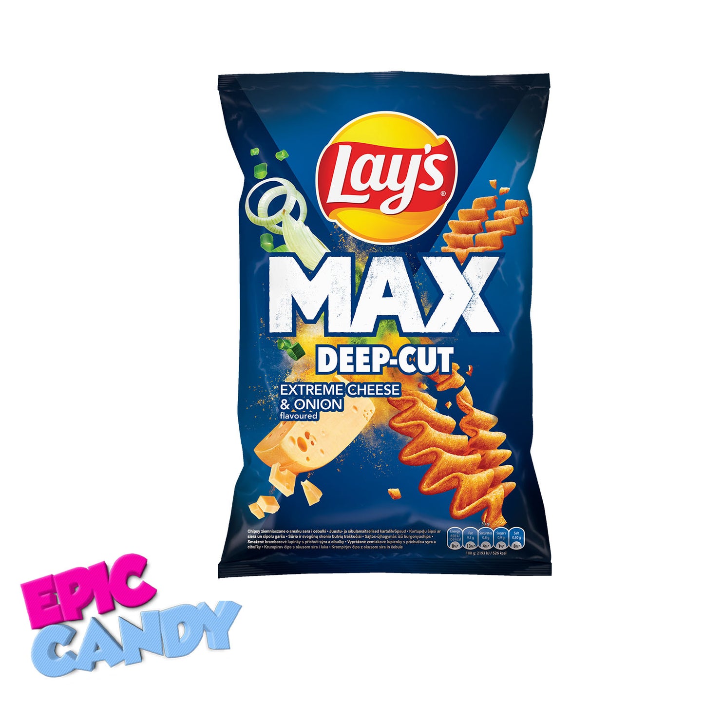 Lay’s Max Deep-Cut Extreme Cheese & Onion 120g