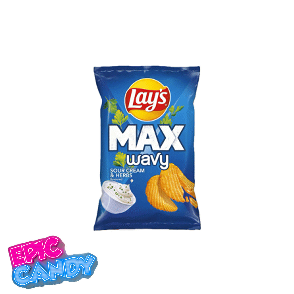 Lay's Wavy — Sour Cream & Herbs (120g)