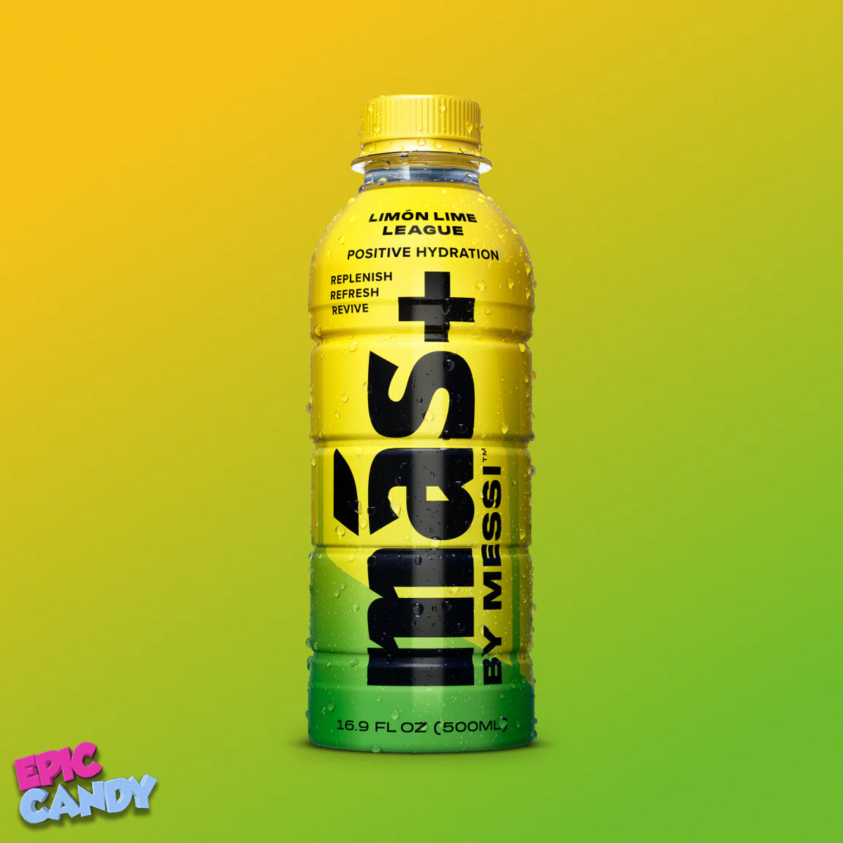 Messi Drink Bottle Hydration MAS by Messi 500ml - Limon Lime Flavor