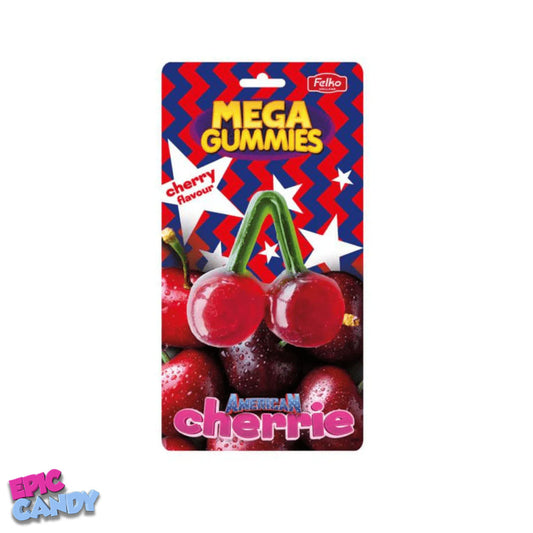 : Mega Gummies American Cherry - Gummy Cherries (120g)