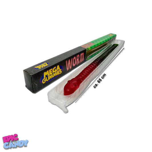 Mega Gummies Worm 1000g – Sweet and Sour Gummy Worms