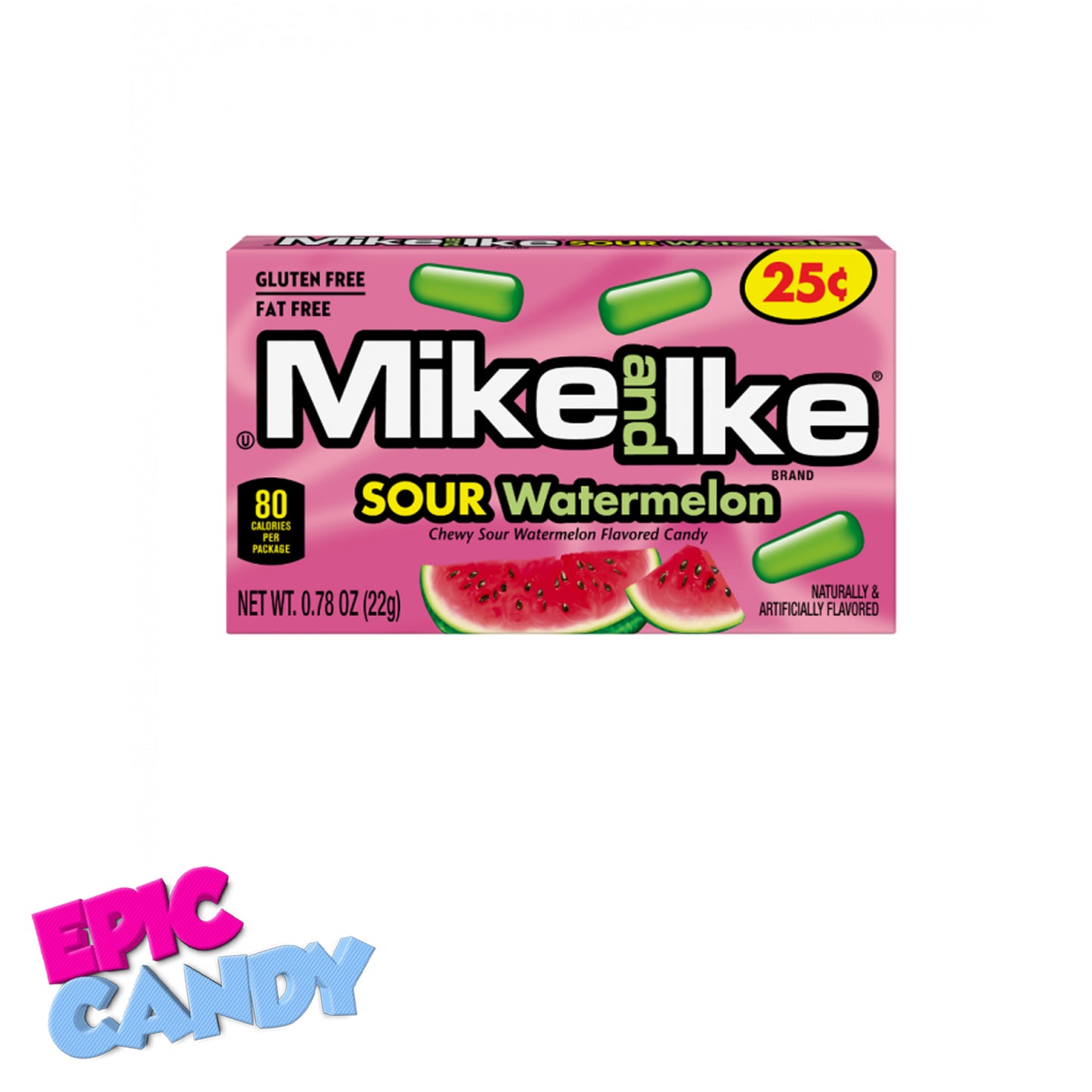 Mike and Ike Sour Watermelon 22g – Tangy and Sweet Watermelon Delight!