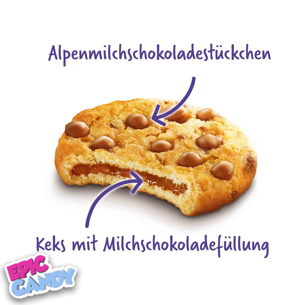 Milka Cookie Sensations - Creamy Chocolate Cookies - Snack