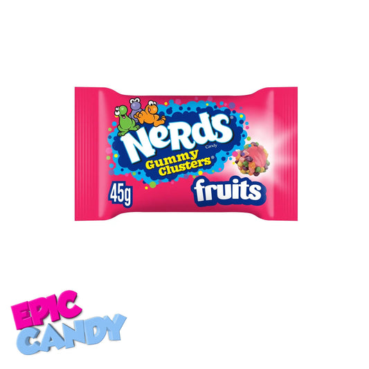 UK Nerds Rainbow Gummy Clusters Bag 45g