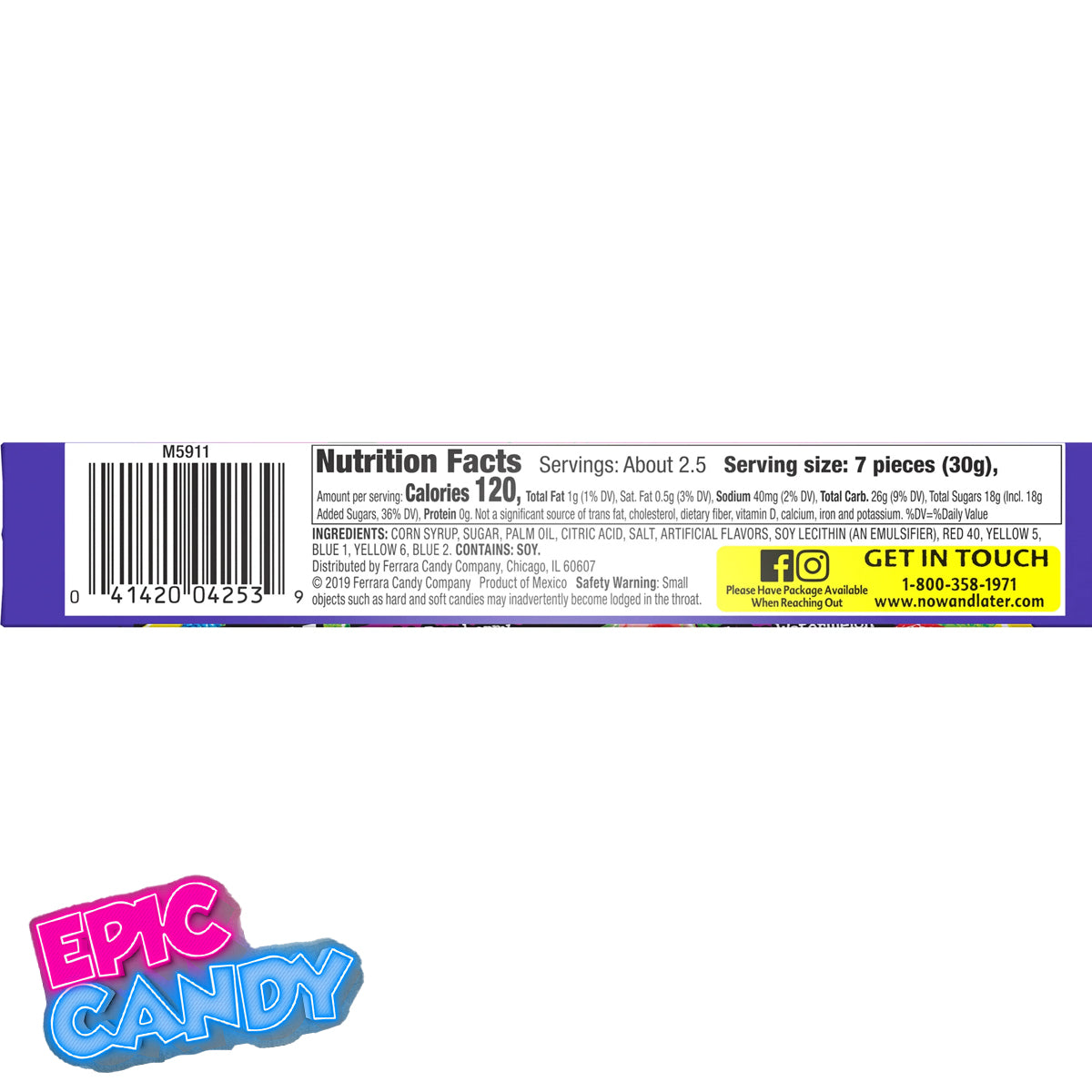 Now & Later Morphs – 69 g | Fruity Chewy Taffy Candy (USA)