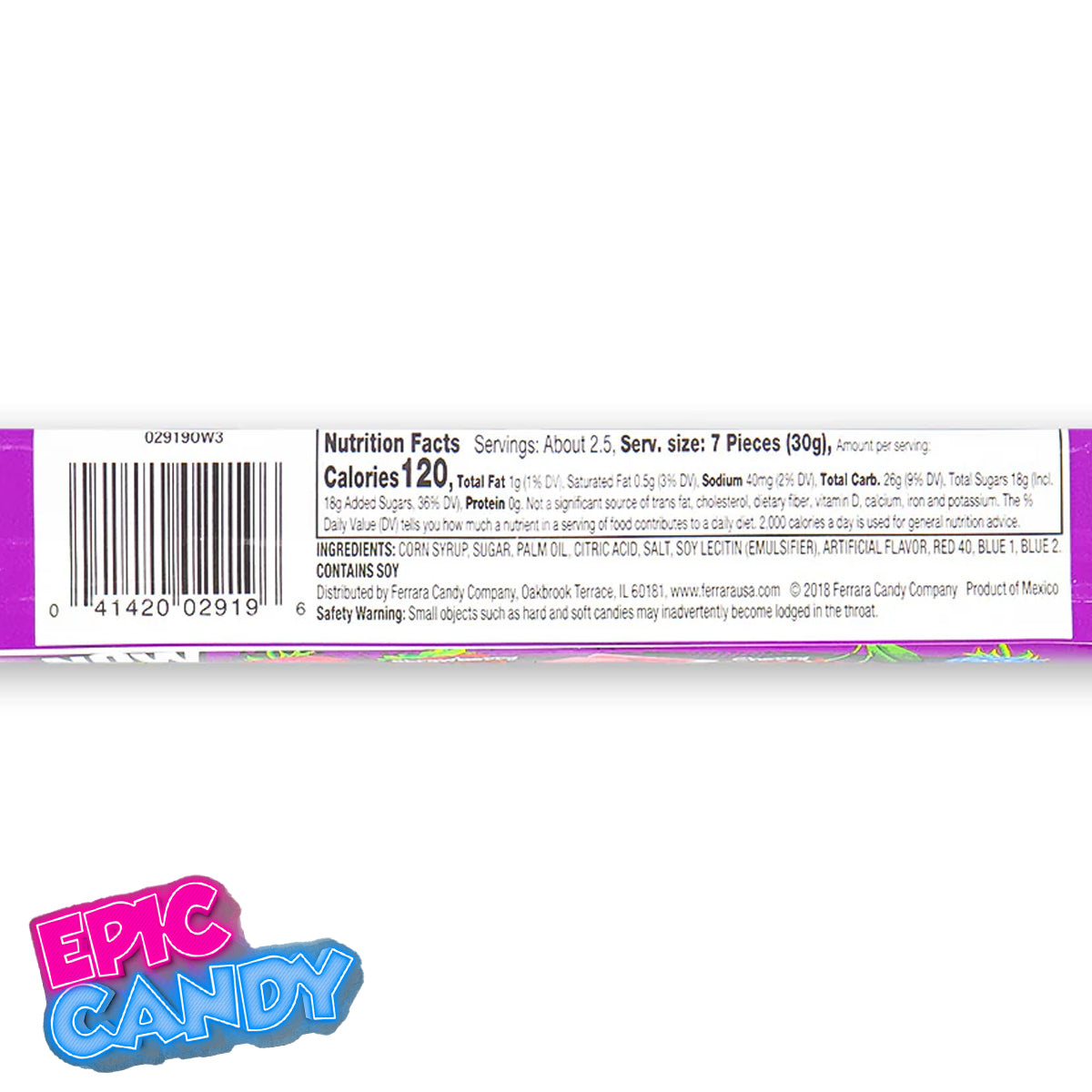 Now & Later Berry Smash – 69 g | Chewy Fruit Taffy Candy (USA)