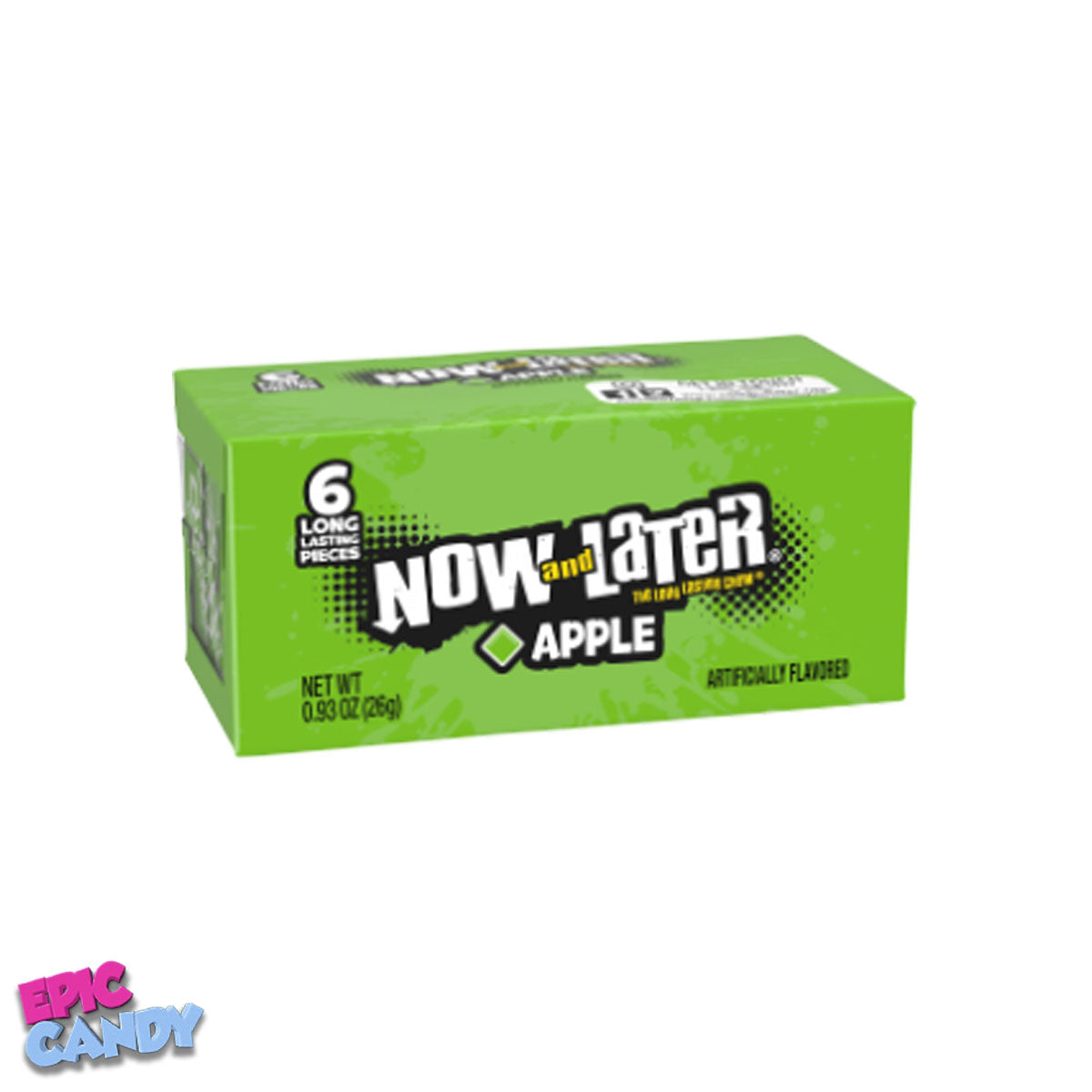Now and Later Apple 6 Piece: Tangy & Chewy Apple Candy