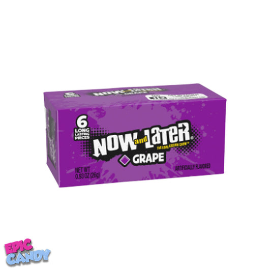 Now and Later Grape 6 Piece: Bold & Long-Lasting Grape Candy