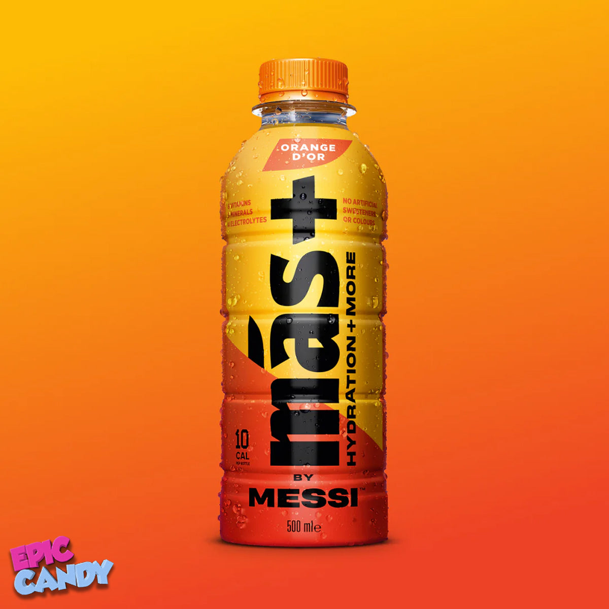 Messi Drink Bottle Hydration MAS by Messi 500ml - Orange D'or Flavor
